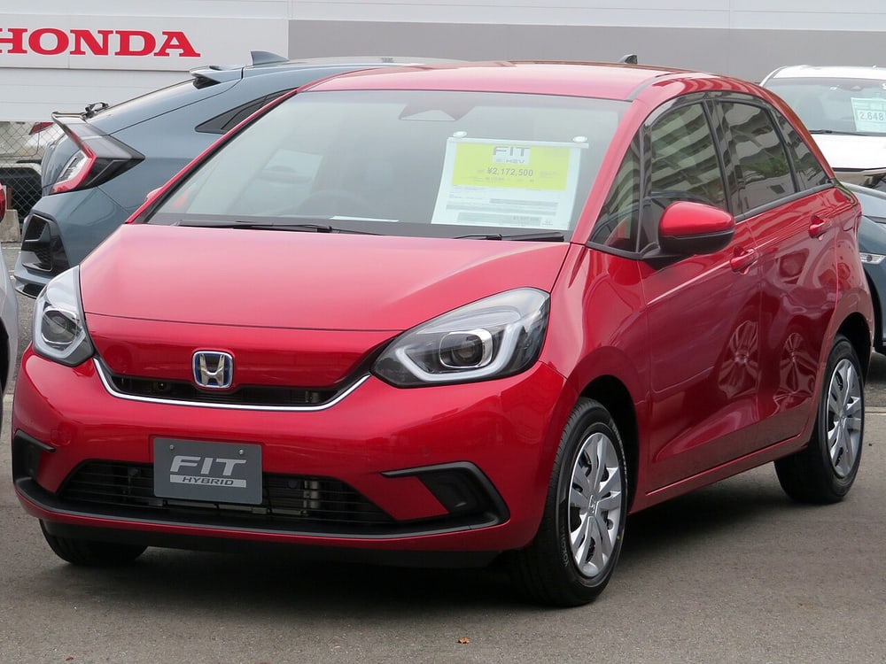 Honda Fit model reference photograph